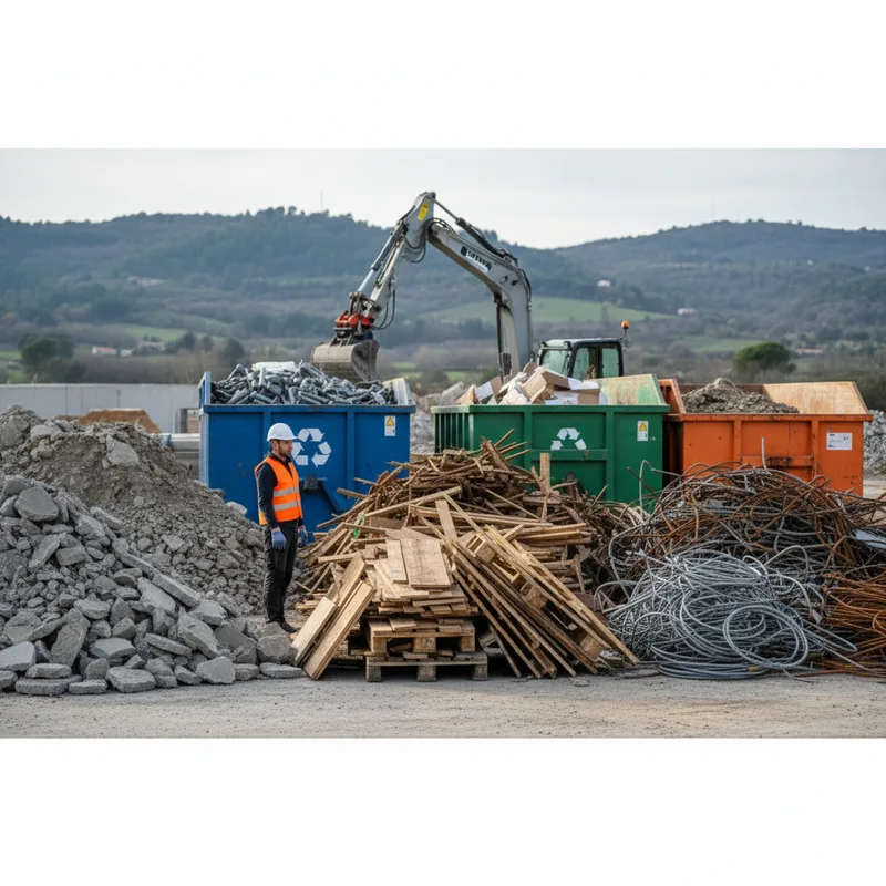 Recyclage des déchets de chantier : guide pratique pour le BTP en PACA