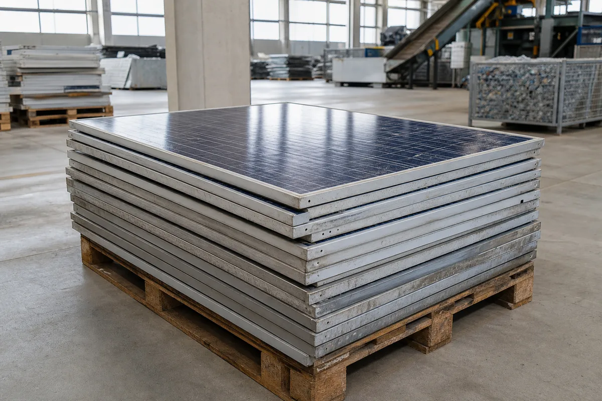 Recyclage des panneaux solaires : filière et seconde vie